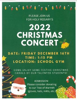 Christmas Flyer Concert